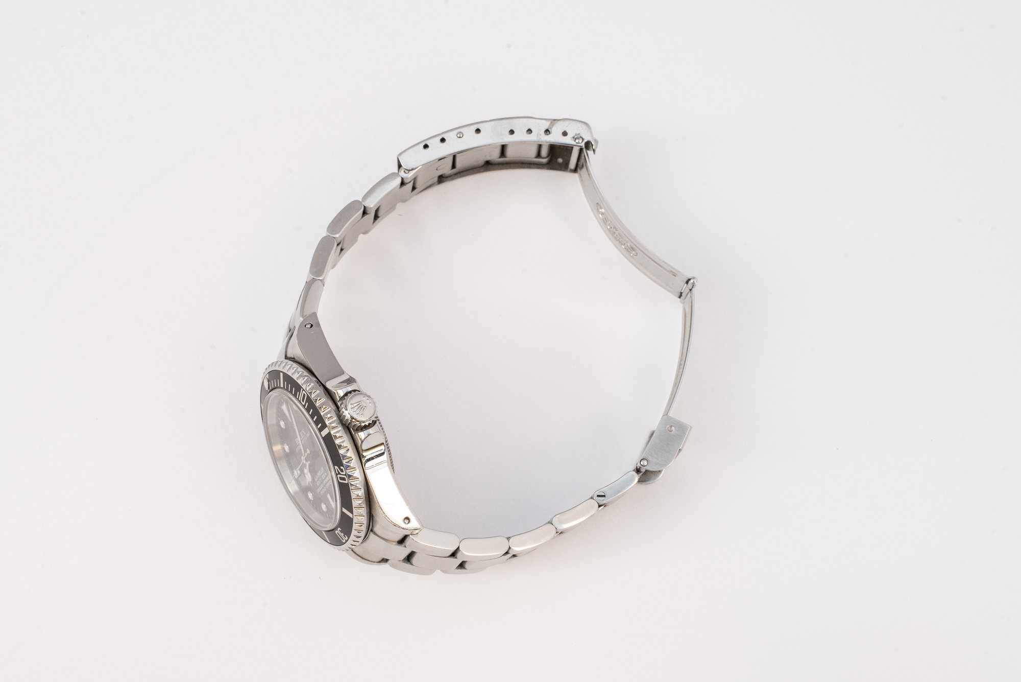 Rolex Sea-Dweller 16600 met Oyster-band, bovenaanzicht